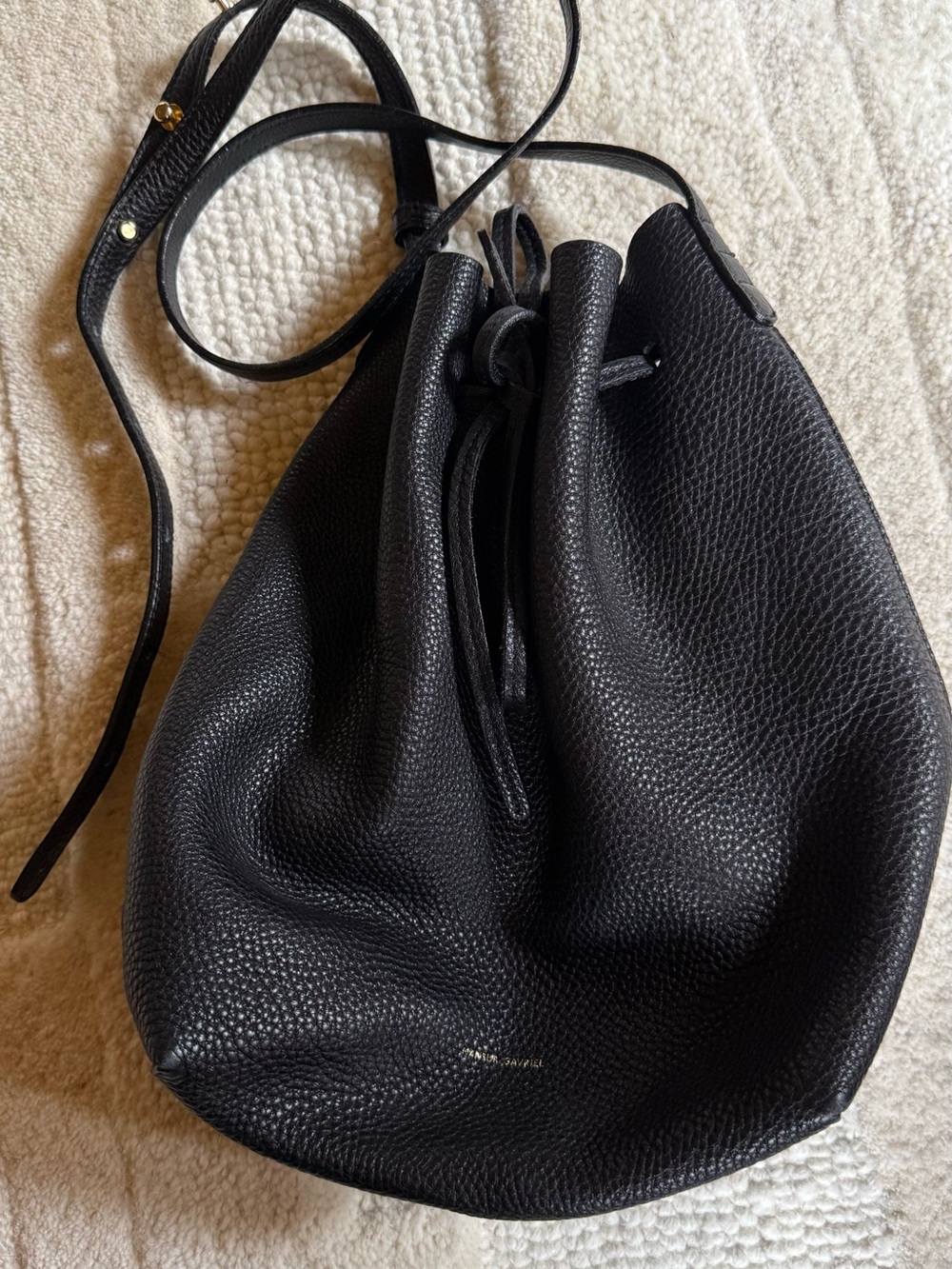 Mansur Gavriel Leather Bucket Bag